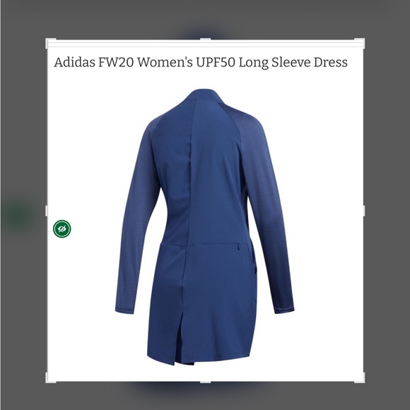 Adidas Dress UPF50 ( with matching shorts Ultraviolet Ray Protection) NWT - Picture 3 of 5